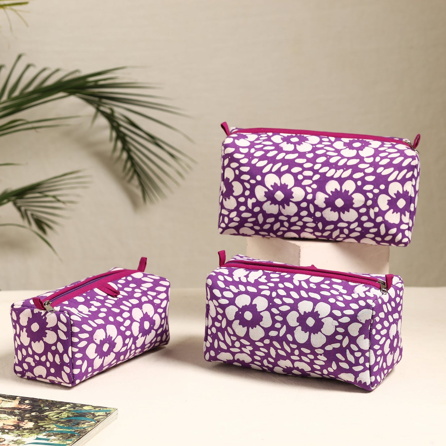  Handmade Cotton Toiletry Bags (Set of 3) 99 