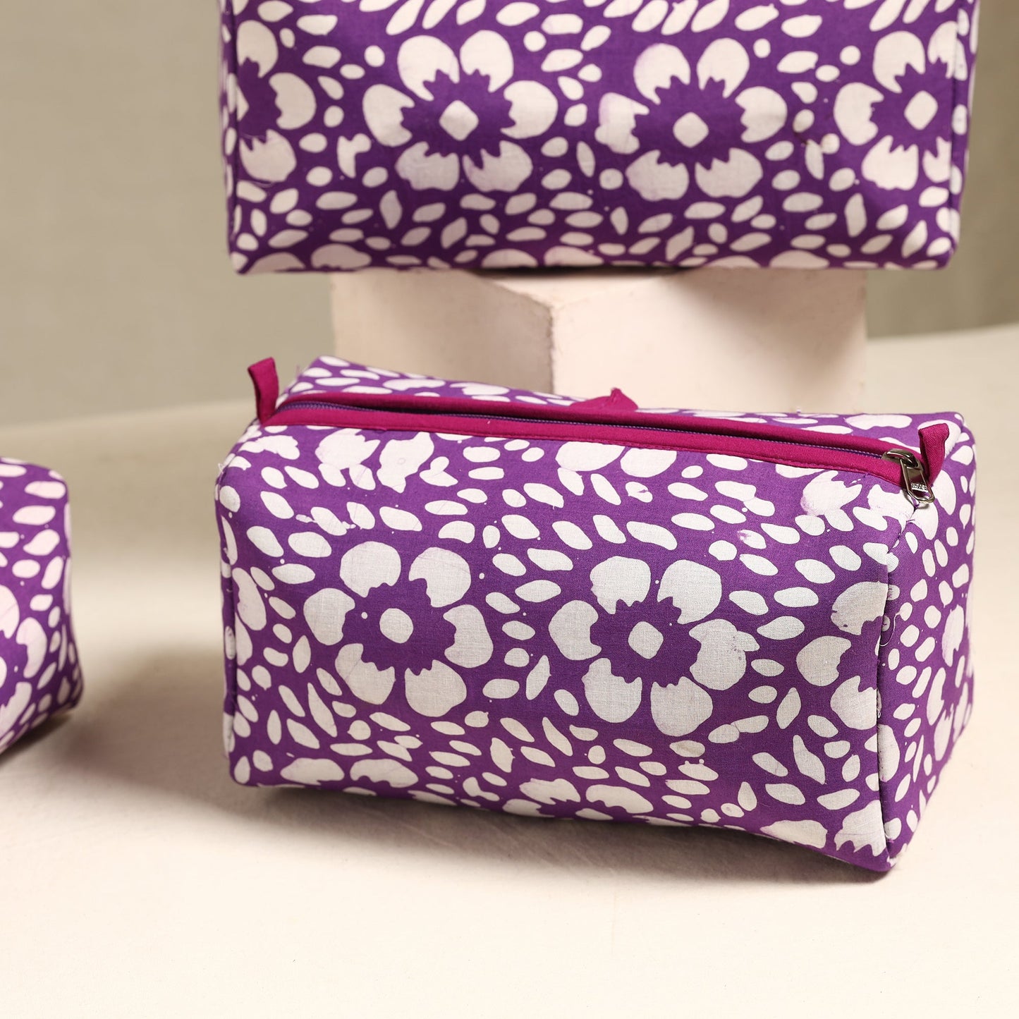  Handmade Cotton Toiletry Bags (Set of 3) 99 