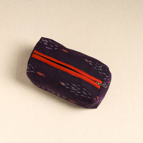  Purple Handmade Cotton Toiletry Pouch 