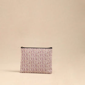  Purple Handmade Cotton Utility Pouches (Set of 3)