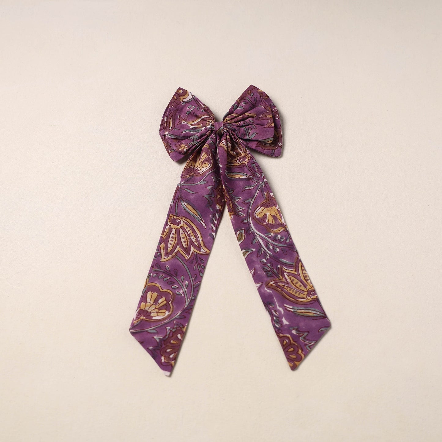 Handmade Fabric Bow Hair Clip