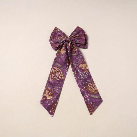 Handmade Fabric Bow Hair Clip