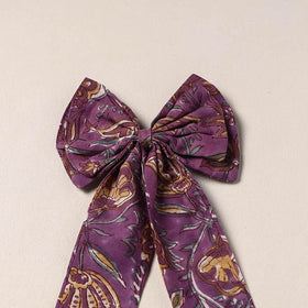 Handmade Fabric Bow Hair Clip