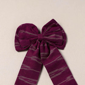 Handmade Fabric Bow Hair Clip