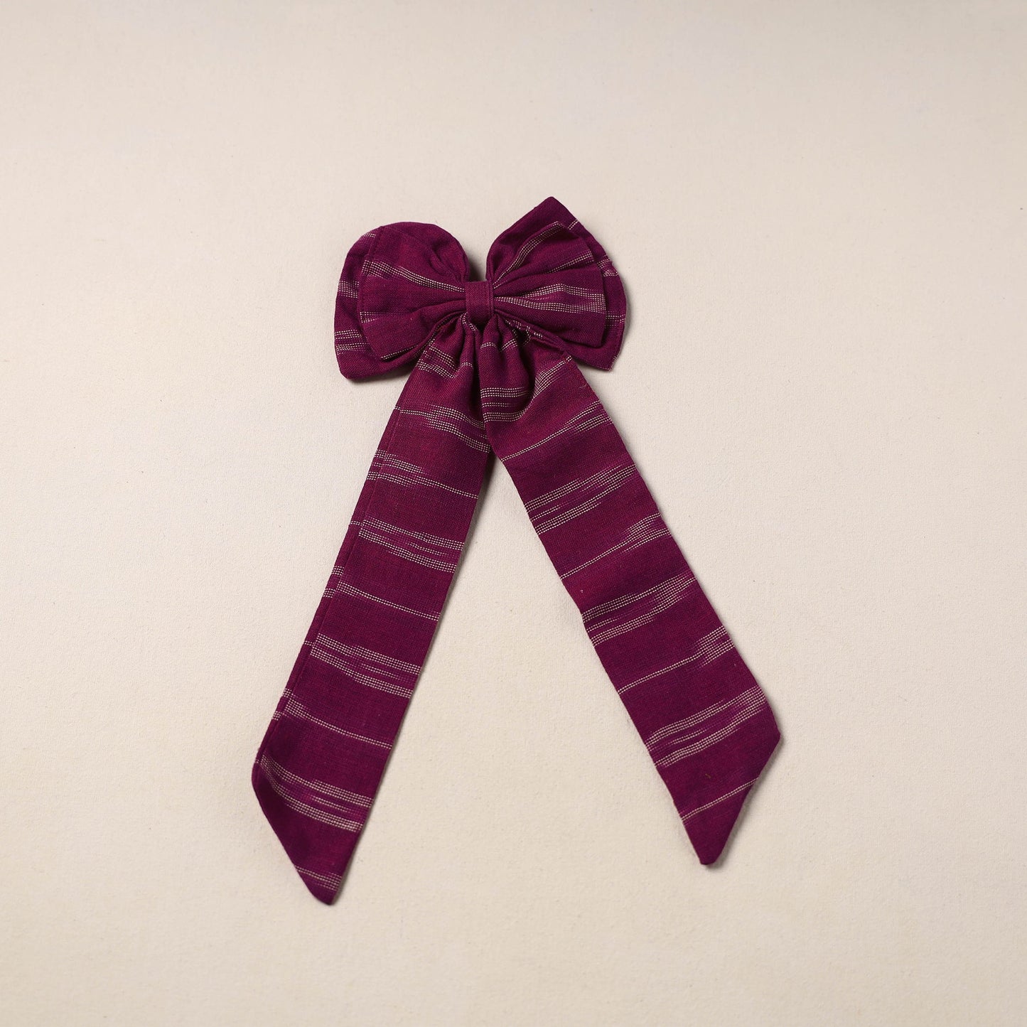Handmade Fabric Bow Hair Clip