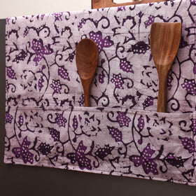 Handmade fridge top cover with multiple pockets 48