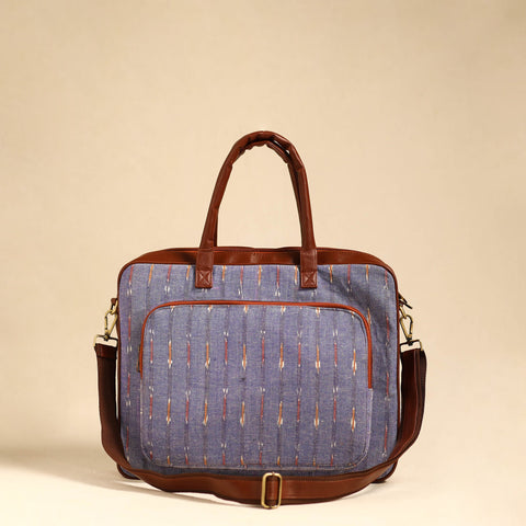  Purple Handmade Pochampally Ikat Laptop Bag
