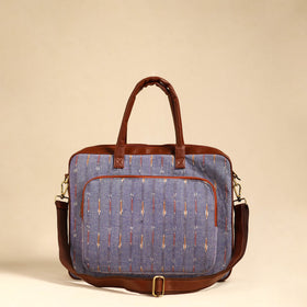  Purple Handmade Pochampally Ikat Laptop Bag