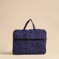 Purple Handmade Quilted Cotton Laptop Bag