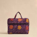  Purple Handmade Quilted Cotton Laptop Bag