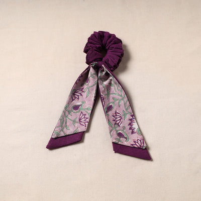 Handmade rubber band/scarf scrunchie 44 - handcrafted