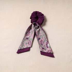 Handmade rubber band/scarf scrunchie 44 - handcrafted
