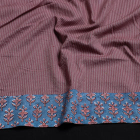 Buy Handmade Running Stitch Plain Cotton Blouse Piece