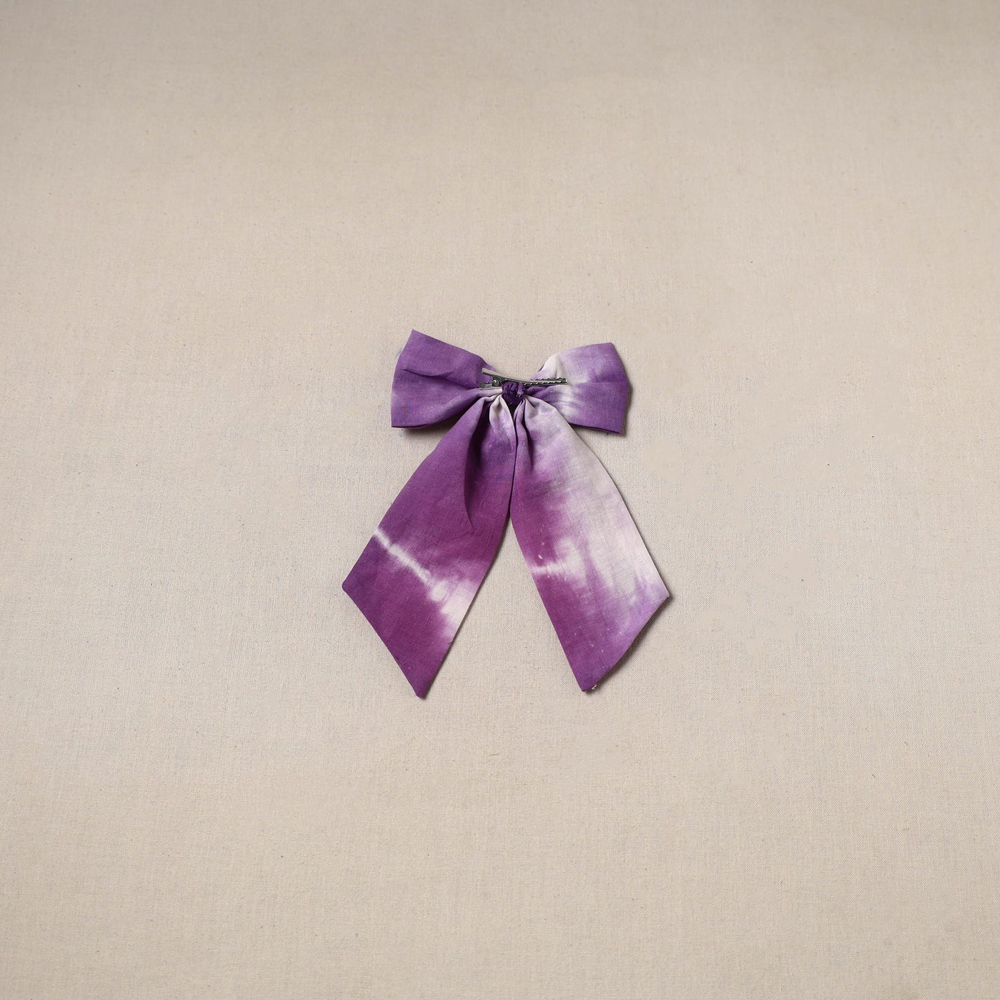 Purple - handmade women’s bow hair clip 113 - handcrafted