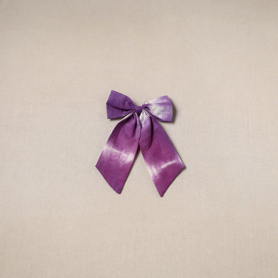 Purple - handmade women’s bow hair clip 113 - handcrafted
