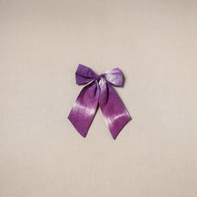Purple - handmade women’s bow hair clip 113 - handcrafted