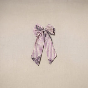 Purple - handmade women’s bow hair clip 74 - handcrafted