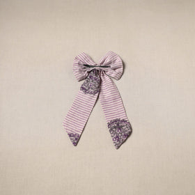 Purple - handmade women’s bow hair clip 74 - handcrafted