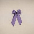 Purple - handmade women’s bow hair clip 78 - handcrafted