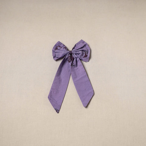 Purple - handmade women’s bow hair clip 78 - handcrafted