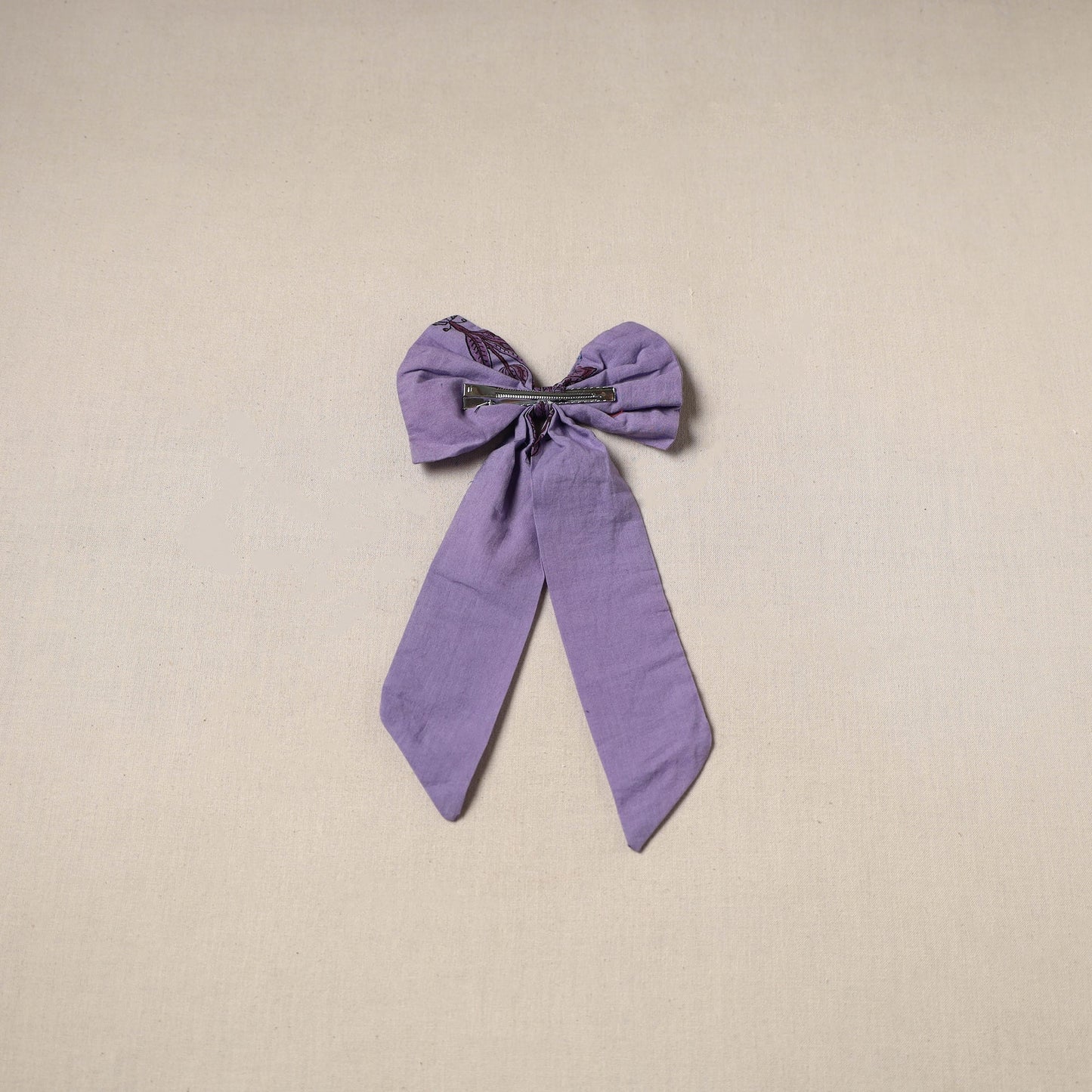 Purple - handmade women’s bow hair clip 78 - handcrafted