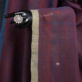 Peach - handspun handloom buti natural dyed cotton