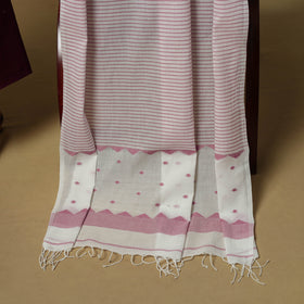 Handspun handloom phulia jamdani fine cotton 2pc unstitched