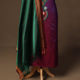 Ilkal kasuti embroidery khun silk 2pc unstitched dress