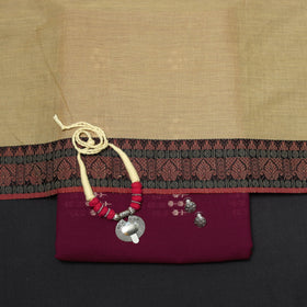 Jacquard cotton 2pc unstitched dress material