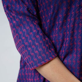 Buy Jacquard Cotton Long Kurta for Women