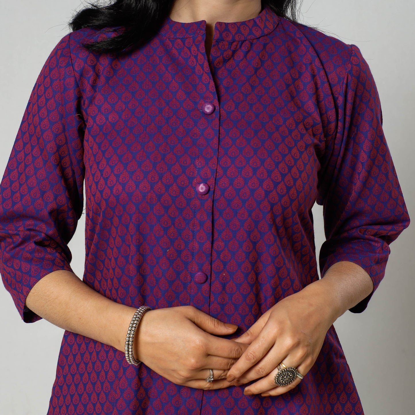 Buy Jacquard Cotton Long Kurta Online l iTokri.com