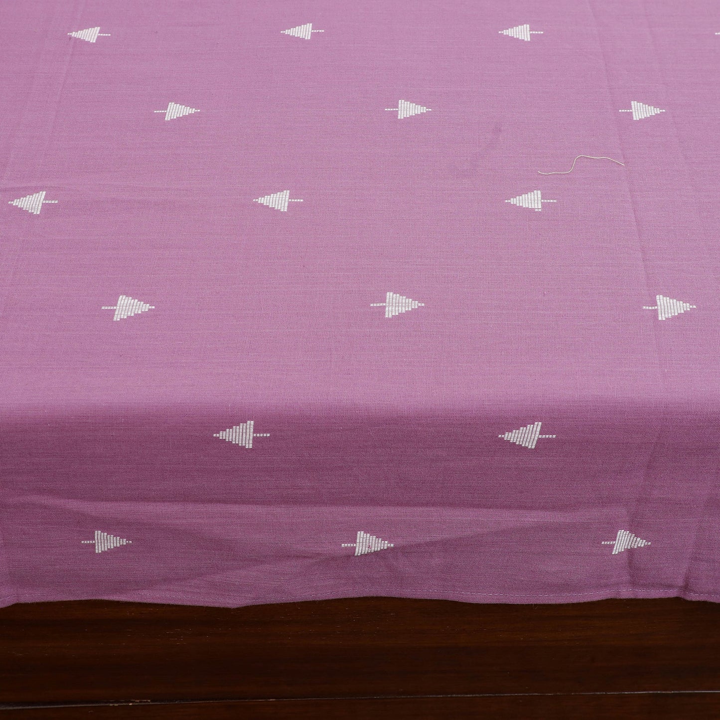 Buy Jacquard with Sanganeri Patch Cotton Bedsheet Set