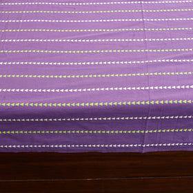 Buy Jacquard with Sanganeri Patch Cotton Bedsheet Set