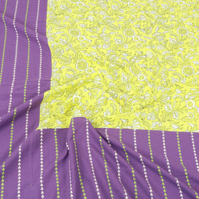 Buy Jacquard with Sanganeri Patch Cotton Bedsheet Set