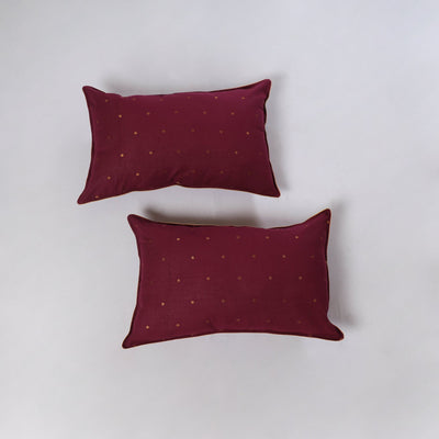 Jacquard weave pillow cover (set of 2) 23 - handcrafted