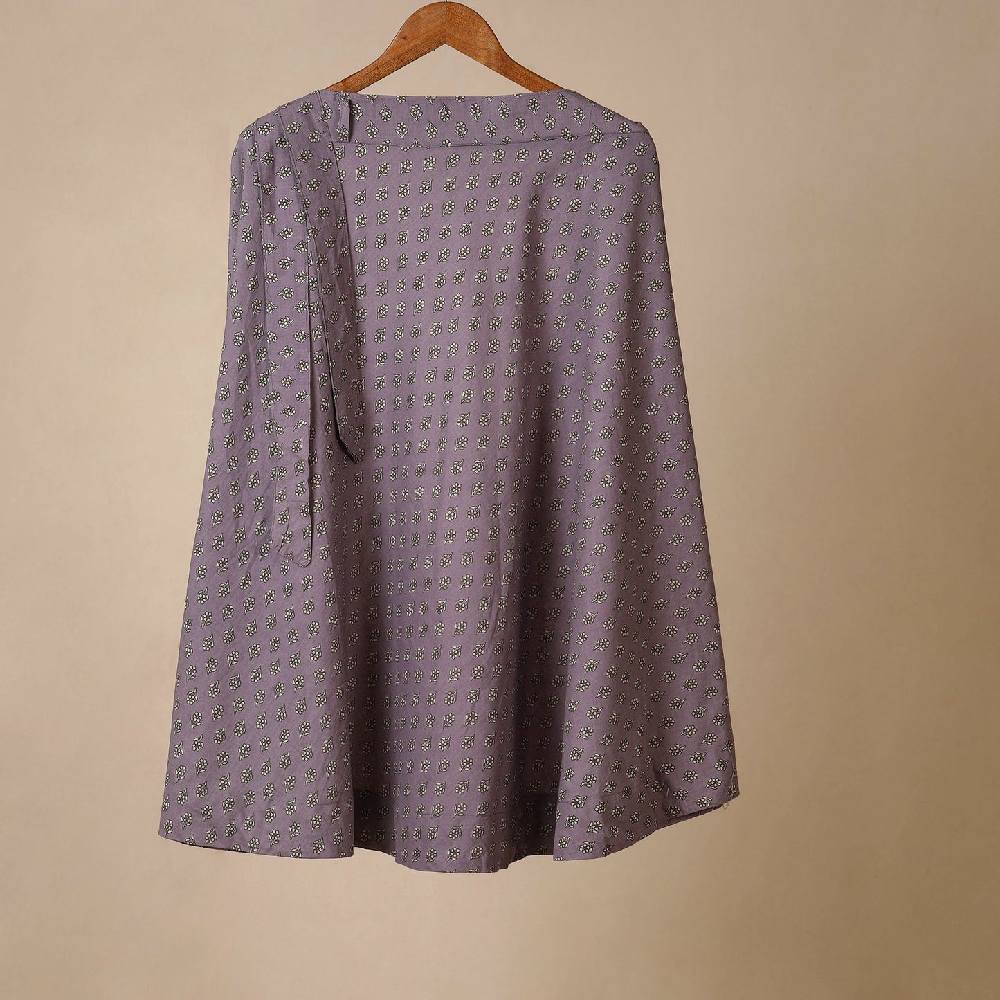 Purple - jaipur cotton wrap around skirt 51 - handcrafted