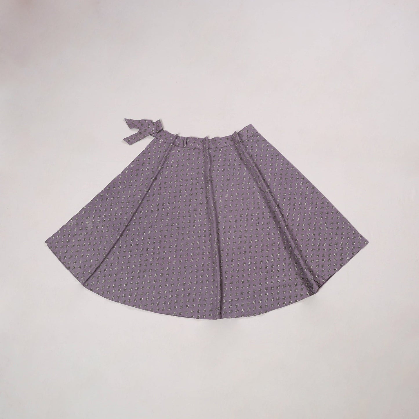 Purple - jaipur cotton wrap around skirt 51 - handcrafted