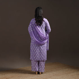 Jaipur hand cotton suit set with dupatta for women 03