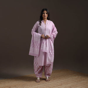 Jaipur hand cotton suit set with dupatta for women 18