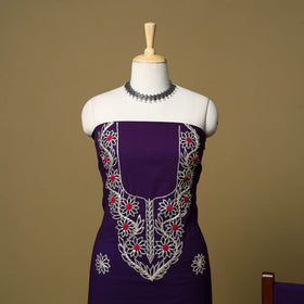 Kacchi gota patti work natural dyed pure cotton 3pc