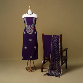 Kacchi gota patti work natural dyed pure cotton 3pc