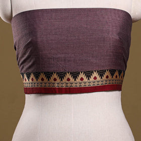 Kanchipuram cotton blouse piece 66 - handcrafted