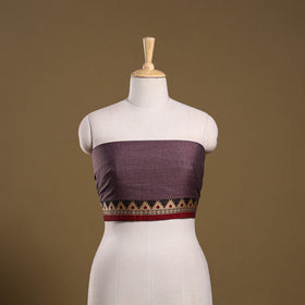 Kanchipuram cotton blouse piece 66 - handcrafted