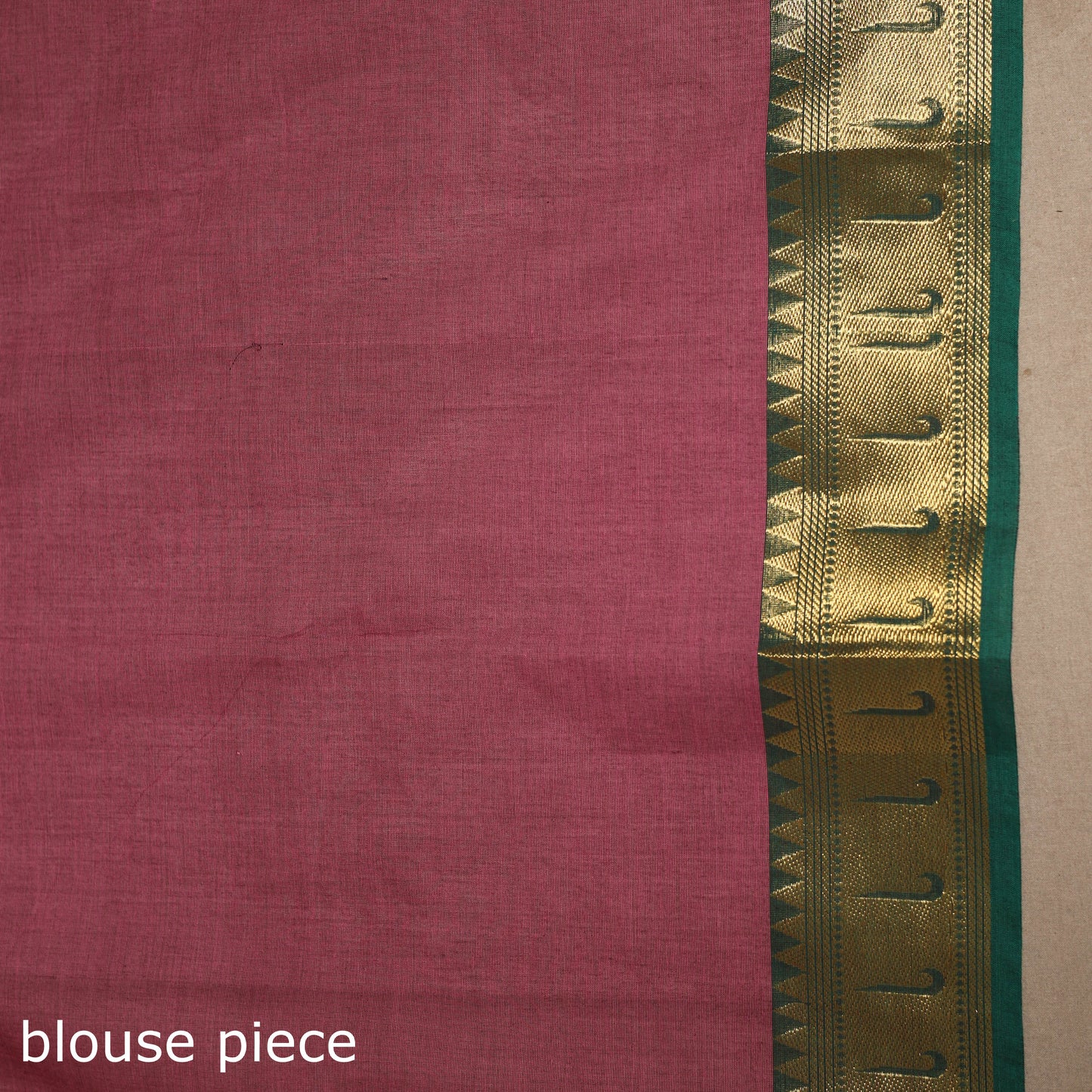 Purple - kandangi buti chettinad cotton saree with border