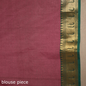 Purple - kandangi buti chettinad cotton saree with border
