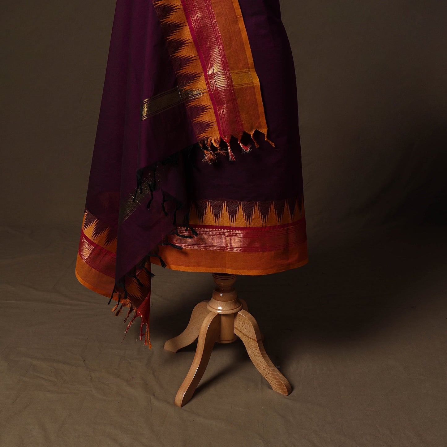 Kandangi chettinad cotton 2pc unstitched dress material 14