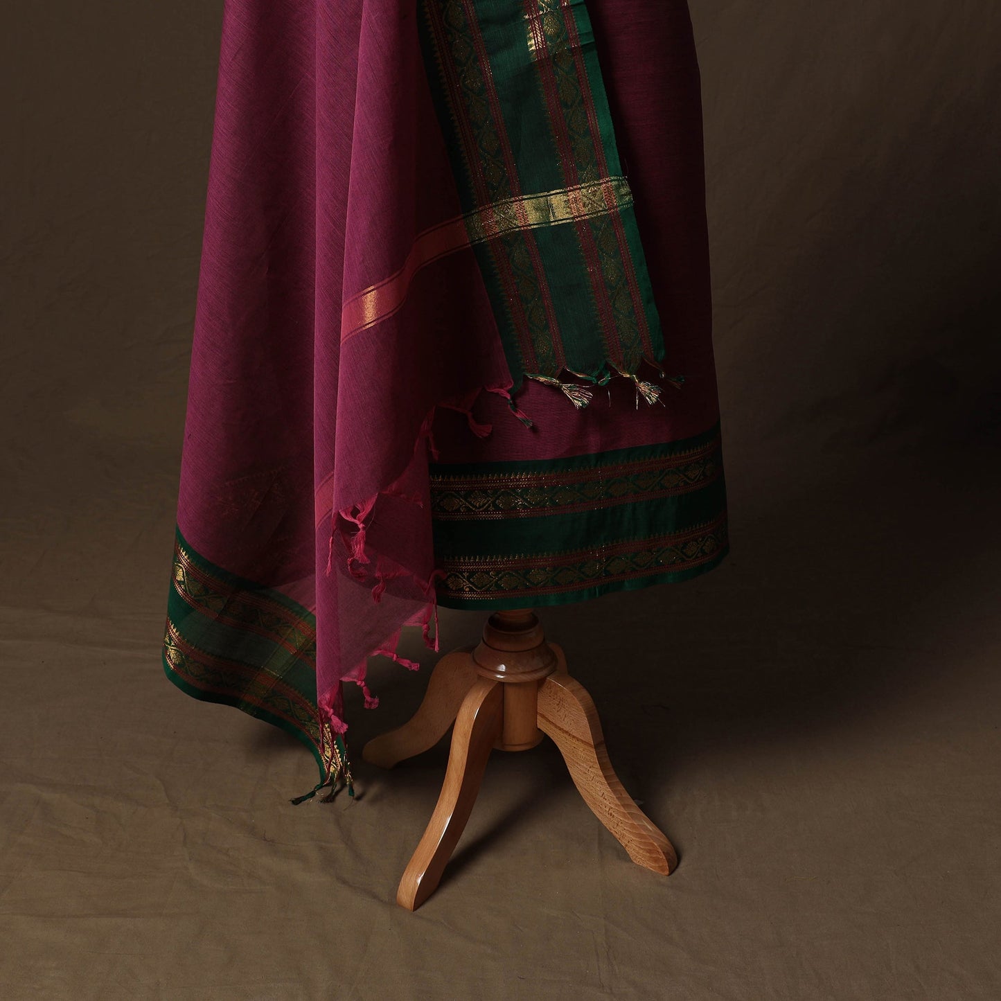Kandangi chettinad cotton 2pc unstitched dress material 16