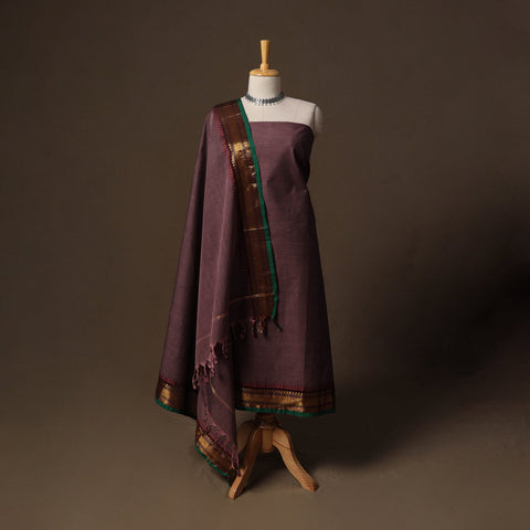 Kandangi chettinad cotton 2pc unstitched dress material 24