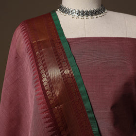 Kandangi chettinad cotton 2pc unstitched dress material 34
