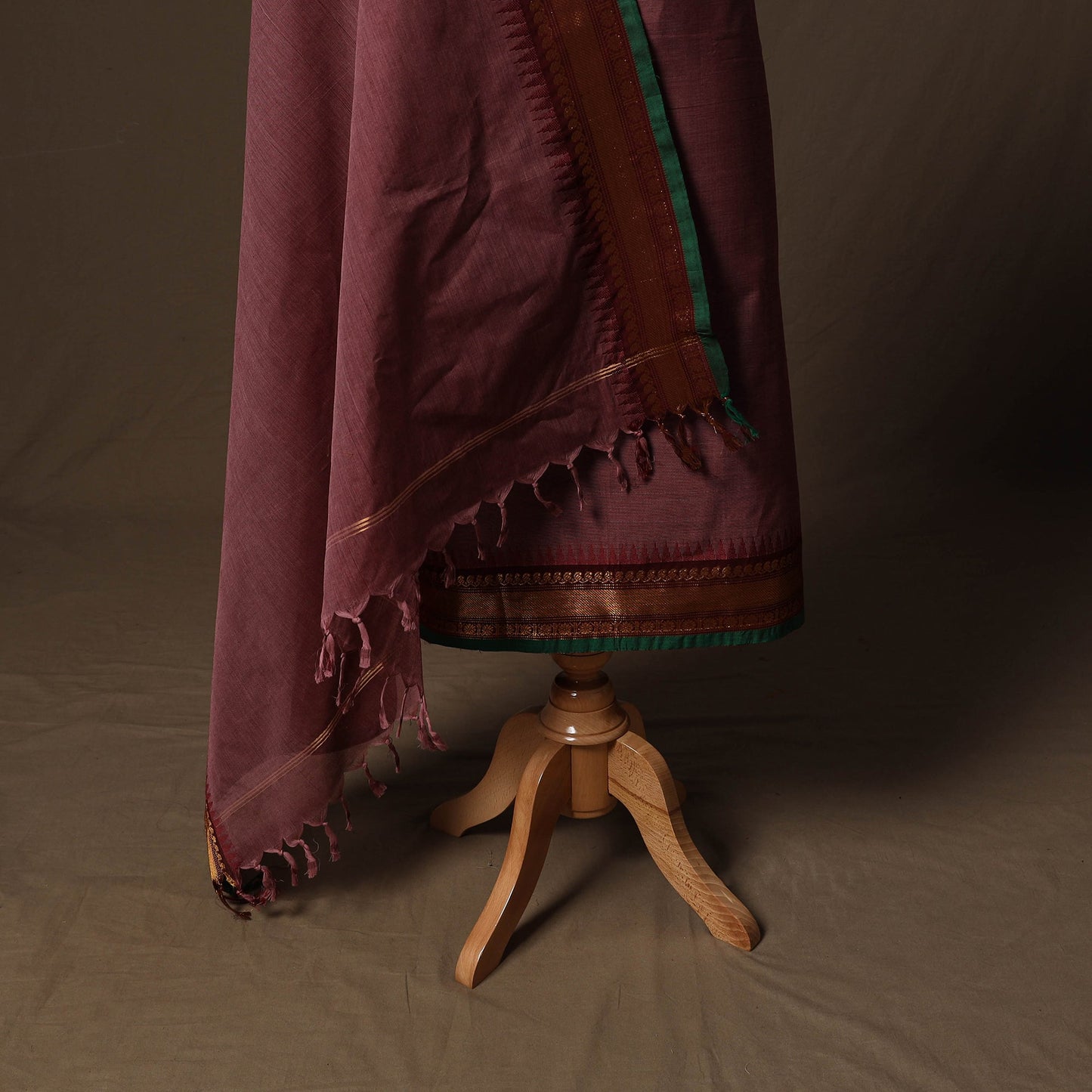 Kandangi chettinad cotton 2pc unstitched dress material 34